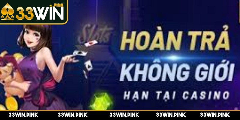 Hoàn Trả Không Giới Hạn 33WIN – Nhận Lại Không Điều Kiện - hoan tra khong gioi han noi dung chi tiet Nội dung chi tiết chương trình hoàn trả không giới hạn tại 33WIN